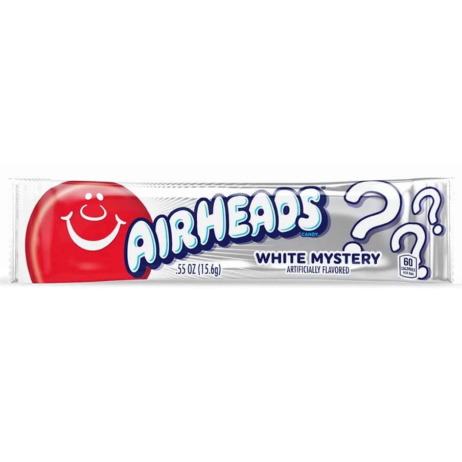 Košlājamā konfekte AIRHEADS (WHITE MYSTERY), 15,6g