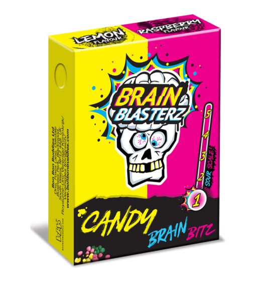 Skābas konfektes BRAIN BLASTERZ (BRAIN BITZ), 45g