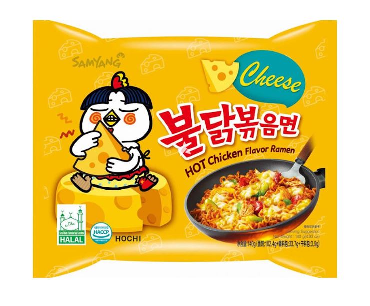 Ramens SAMYANG (HOT CHICKEN CHEESE), 140g
