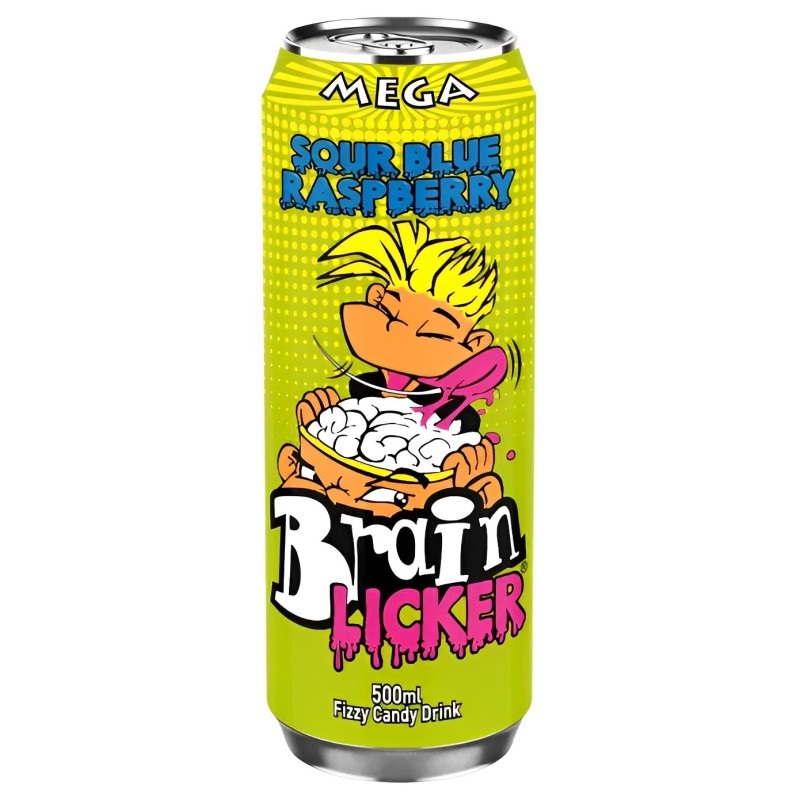Skāba limonāde BRAIN LICKER ( SOUR BLUR RASPBERRY) 500ML