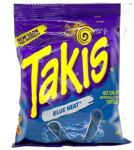 Kukurūzas čipsi TAKIS BLUE HEAT 65G